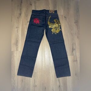 Warren Lotas Golden Executioner ‘Navy Blue’ Jeans